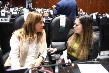 Diputada Margarita Zavala reaparece en San Lázaro