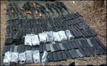 Ejército mexicano asegura arsenal en Tamaulipas 