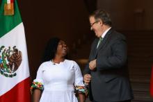 Marcelo Ebrard y Francia Márquez 