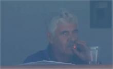 Tuca Ferretti fumando