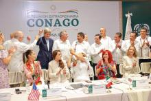 La gobernadora Tere Jiménez se reunió con John Kerry y Ken Salazar
