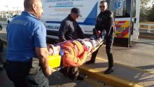 El elemento se encontraba en su horario de descanso y viajaba en su moto particular
