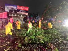 Fuertes lluvias en Oaxaca dejan zonas inundadas, sin luz y árboles caídos