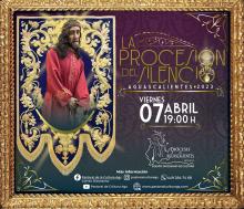 Cartel de la Procesión del Silencio 2023 en Aguascalientes