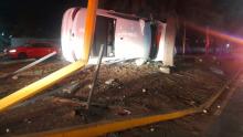 Resultó lesionado y fue trasladado a las instalaciones de la Clinica MAC
