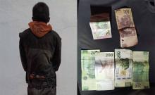Elementos de la Policía Municipal llevaron a cabo la detención cuando se daba a la fuga