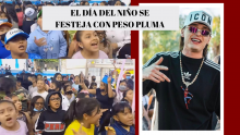 Niños cantando corridos tumbados 