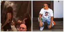 Shakira y Lewis Hamilton fueron captados en restaurante