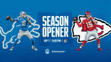 CHIEFS VS LIONS SEASON OPENER