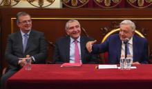 AMLO, Ebrard, Adán Agusto
