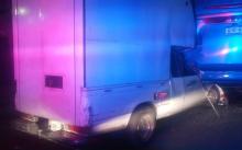 El cobarde conductor se bajó de la unidad y se dio a la fuga de ese sitio