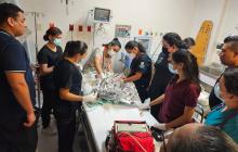 Sucedió en un rancho en Encarnación de Díaz Jalisco y fue trasladada al Hospital Hidalgo de esta ciudad en el Halcón 1