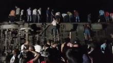 Accidente de trenes en India 