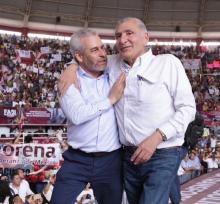 Adán Augusto López y Alfredo Ramírez Bedolla