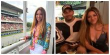 Shakira y Lewis Hamilton en Barcelona