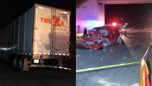 Sucedió en un tramo en línea recta y con el trailer en movimiento