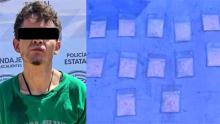 Fue detenido por elementos de la Policía Estatal en el Municipio de San Francisco de los Romo
