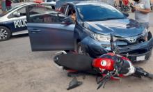 El lesionad fue trasladado a recibir atención médica a un hospital, mientras que el conductor del auto fue trasladado a la FGE