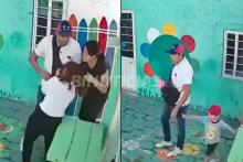 Padres irrumpen en escuela de EdoMéx para golpear y encañonar a maestra