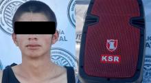Cuando se daba a la fuga fue alcanzado por elementos de la Policía de SFR