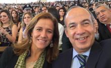 Felipe Calderón y Margarita Zavala 