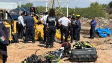 Escena del trabajador fallecido 