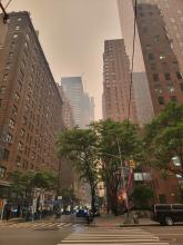 Alerta EE. UU.  por mala calidad del aire debido al humo de incendios forestales en Canadá