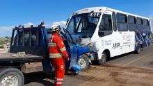La mujer que viajaba en el asiento del copiloto lamentablemente falleció