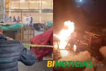 Ocho muertos por incendio en mercado de Toluca; apuntan que fue intencional