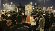 Manifestantes musulmanes
