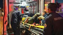 La unidad de alquiler fue localizada abandonada sobre Blvd Guadalupano mientras que el herido fue traslado grave a un hospital