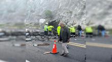 Accidente en autopista 