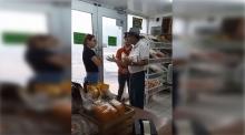 Discusión en carnicería 