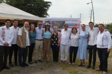 Relaciones Exteriores supervisa construcción de espacio para migrantes en Tapachula