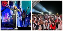 Alejandra Guzmán ofreció concierto entre viñedos en Aguascalientes 