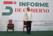 AMLO presenta su Quinto Informe; destaca programas sociales, anuncia reformas e insiste en una megafarmacia