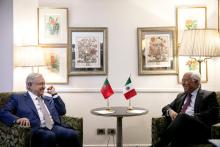 AMLO y el primer ministro de Portugal 