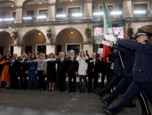 AMLO y Alfredo del Mazo en su Sexto Informe 