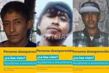 Ahora en Zapopan: no localizan 3 hombres de entre 19 y 38 años de edad