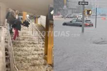 Tormentas potentes inundan las calles de Nueva York