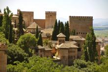 La Alhambra, en Granada, España 