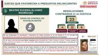 Vuelven a exhibir a jueza de Aguascalientes por "favorecer a delincuentes"