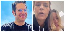 Esposa e hija de Diego Schoening estuvieron durante balacera en el aeropuerto
