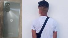 Lo despojó de un teléfono celular pero fue detenido en un operativo de la Policía Municipal 