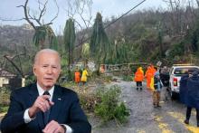 Joe Biden lamenta devastación por el huracán Otis y ordena enviar ayuda