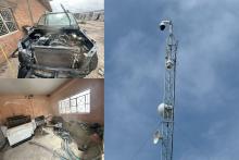 Aseguran un predio que operaba para desmantelar autos y videovigilancia clandestina en Jalisco