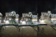 [Video] Mueren tres personas, incluyendo dos bomberos, en derrumbe de edificio en Cuba