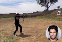 [Video] Eduardo Verástegui desata polémica con video lanzando disparos