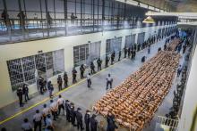 Megacárcel de El Salvador opera al 30%