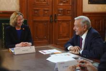 AMLO se reúne con Woodside Energy para impulsar producción de petróleo en Tamaulipas